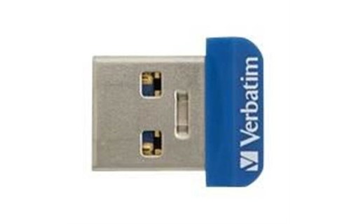 Clé USB Verbatim Store 'n' Stay Nano 64 Go - Bleu - USB 3.2