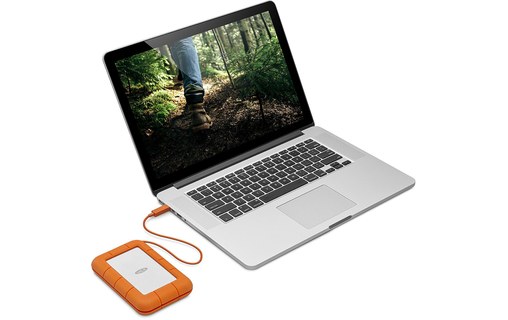 LaCie Rugged Thunderbolt/USB-C 4 To - Disque dur externe 2,5" Thunderbolt USB-C