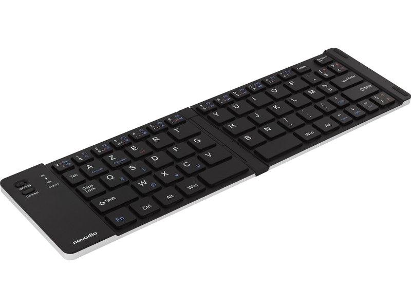 Clavier tablette,Étui avec clavier et souris bluetooth pour Apple