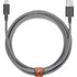 Native Union Belt Cable XL Zebra - Câble Lightning vers USB 3 m