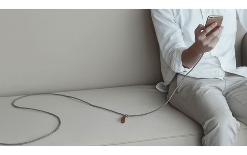 Native Union Belt Cable XL Zebra - Câble Lightning vers USB 3 m