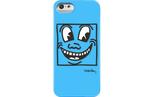 Case Scenario Keith Haring Eyes Bleu - Coque pour iPhone 5 / 5s / SE