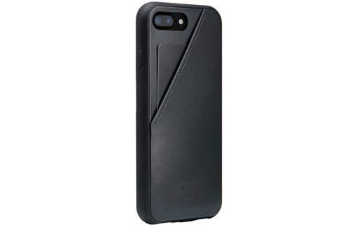 Native Union Clic Card Noir - Coque en cuir pour iPhone 7 Plus