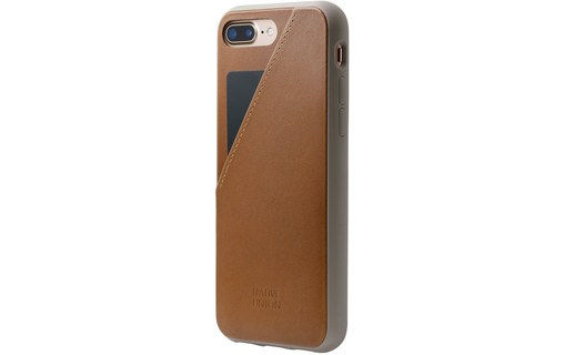 Native Union Clic Card Tan - Coque en cuir pour iPhone 7 Plus
