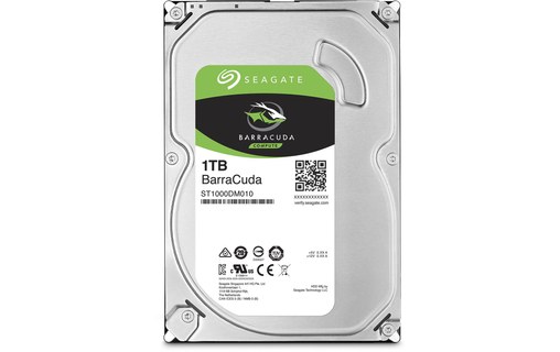 Seagate BarraCuda 1 To - Disque dur 7200 tr/min - ST1000DM010