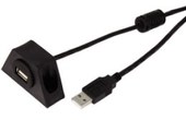 Déport USB avec système de fixation - Goobay