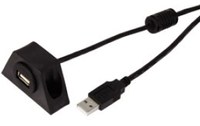 Déport USB avec système de fixation - Goobay