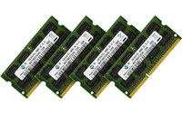 Mémoire RAM 16 Go (4 x 4 Go) SODIMM 1333 MHz DDR3 PC3-10600