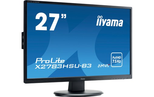 IIYAMA ProLite X2783HSU-B3 - LED 27 Full HD VGA, DisplayPort, HDMI, Hub USB