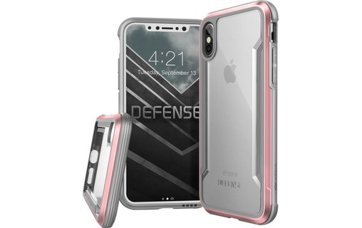 X-Doria Defense Shield Or Rose - Coque de protection pour iPhone X / XS