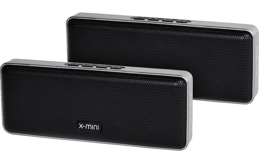 X-mini XOUNDBAR Noir - Pack de 2 Enceintes portables Bluetooth