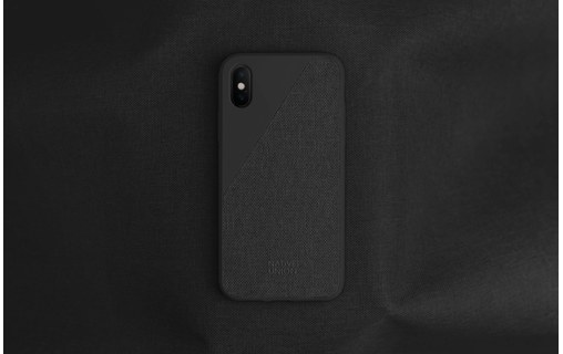 Native Union Clic Canvas Noir pour iPhone XS Max - Coque de protection