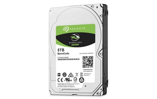 Seagate BarraCuda 5 To - Disque dur 2,5" 5400 tr/min - ST5000LM000