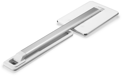 TableLight Blanc - Lampe de bureau LED avec chargeur induction Qi