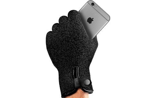 Mujjo Touchscreen Gloves Noir S - Gants tactiles pour smartphone