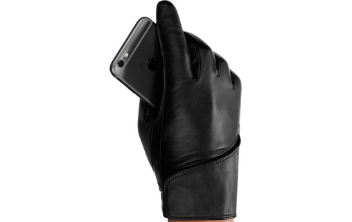 Mujjo Leather Touchscreen Gloves M - Gants tactiles pour smartphone