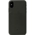 Beyzacases Iris Slot Noir - Coque en cuir pour iPhone X