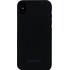 Beyzacases Pume Noir - Coque en cuir pour iPhone X