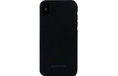 Beyzacases Pume Noir - Coque en cuir pour iPhone X