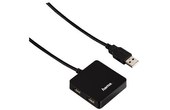 Hub USB 2.0, 1:4, alimenté par bus, Noir