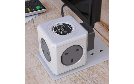 allocacoc PowerCube Monitor Original - Multiprise avec indicateur consommation