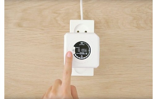 allocacoc PowerCube Monitor Original - Multiprise avec indicateur consommation