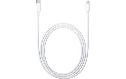 Câble USB-C vers Lightning compatible blanc (1m)