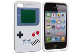 Housse TPU Game Boy Blanche pour iPhone 4S 4 signée Nzup