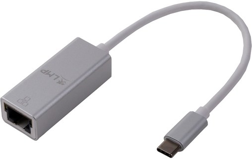 LMP Adaptateur USB-C vers Ethernet Gigabit argent
