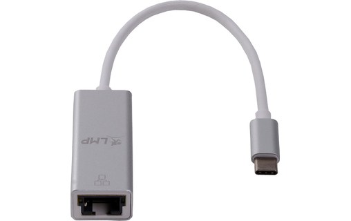 LMP Adaptateur USB-C vers Ethernet Gigabit argent