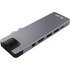 LMP USB-C Compact Dock 4K gris sidéral - Dock USB-C 8 ports