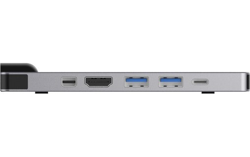 LMP USB-C Compact Dock 4K gris sidéral - Dock USB-C 8 ports
