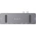 LMP USB-C Compact Dock 4K gris sidéral - Dock USB-C 8 ports