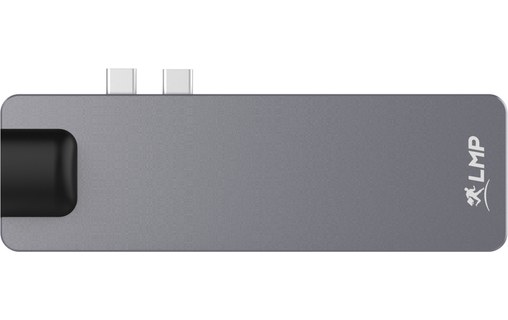 LMP USB-C Compact Dock 4K gris sidéral - Dock USB-C 8 ports