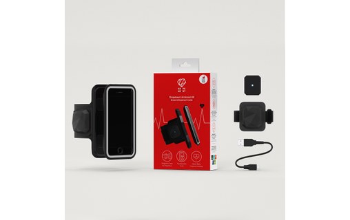 Shapeheart Cardio - Brassard sport connecté pour smartphone jusqu'à 5,2"