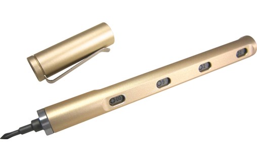 Mininch Tool Pen mini Aplus Edition Champagne Gold - Kit tournevis de  précision - Outil - MININCH