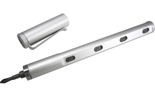 Mininch Tool Pen mini Aplus Edition Snow Silver - Kit tournevis de précision  - Outil - MININCH