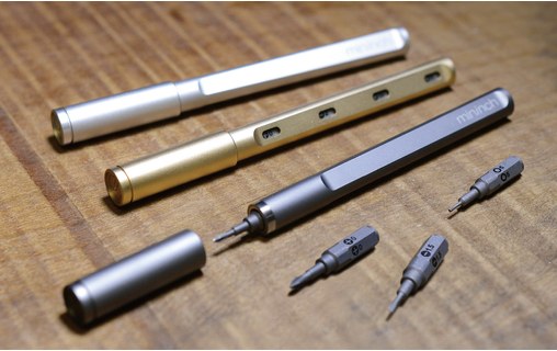 Mininch Tool Pen mini Aplus Edition Champagne Gold - Kit tournevis de précision