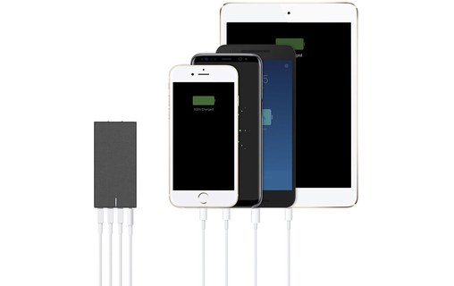 Native Union Smart 4 Charger International - Chargeur 1 x USB-C / 3 x USB-A