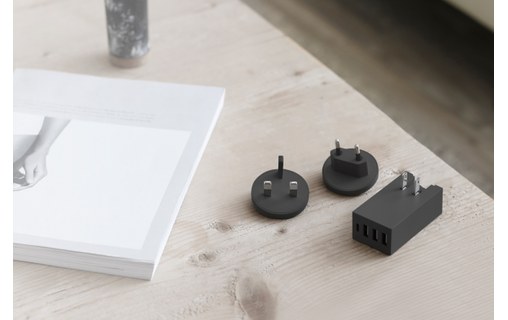 Native Union Smart 4 Charger International - Chargeur 1 x USB-C / 3 x USB-A