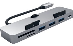 Satechi Aluminium Type-C Clamp Hub Pro gris sidéral - Hub USB-C pour iMac / Pro