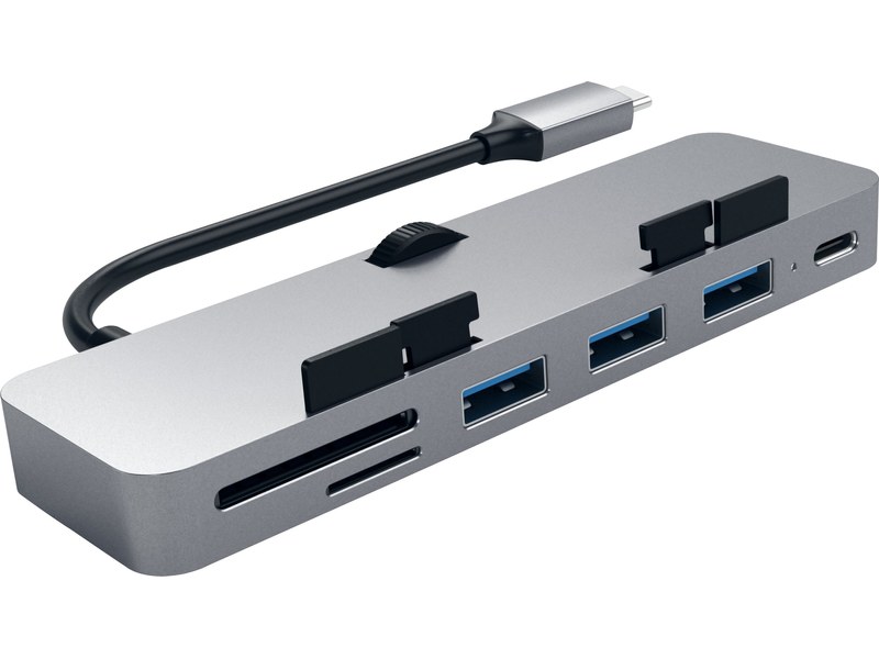 Satechi Hub Type-C Aluminium Bleu - Hub USB 3.0 et lecteur de cartes - Hub  - SATECHI