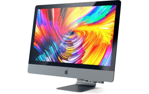 Satechi Aluminium Type-C Clamp Hub Pro gris sidéral - Hub USB-C pour iMac / Pro