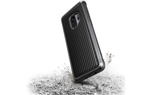X-Doria Defense Lux Noir Carbone - Coque de protection pour Samsung Galaxy S9