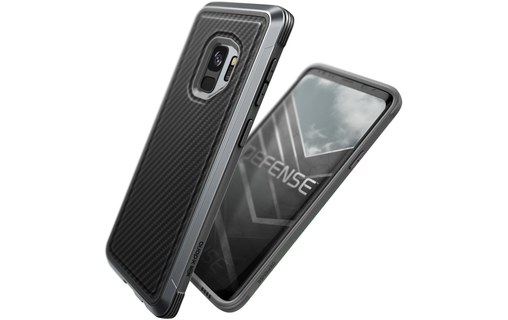 X-Doria Defense Lux Noir Carbone - Coque de protection pour Samsung Galaxy S9