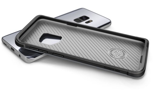 X-Doria Defense Lux Noir Cuir - Coque de protection pour Samsung Galaxy S9