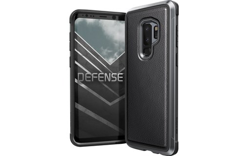 X-Doria Defense Lux Noir Cuir - Coque de protection pour Samsung Galaxy S9+