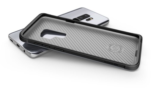 X-Doria Defense Lux Noir Cuir - Coque de protection pour Samsung Galaxy S9+
