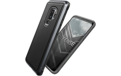 X-Doria Defense Lux Noir Cuir - Coque de protection pour Samsung Galaxy S9+