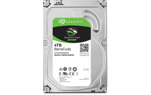 Seagate BarraCuda 4 To - Disque dur 5400 tr/min - ST4000DM004